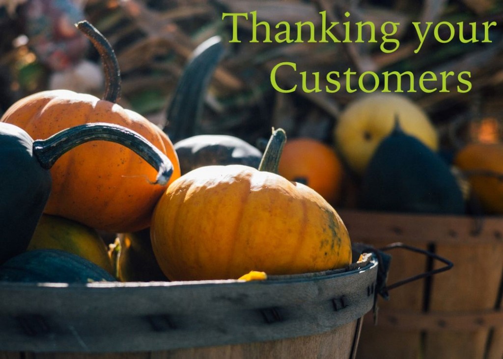 Thanking your Customers